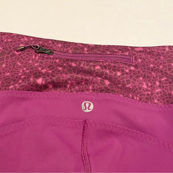 Lululemon Real Quick Run Crop Regal Plum Size 4 - Picture 10 of 16